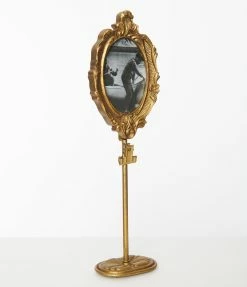 Faire (Weddingstar Inc.) Accessories Gold Oval Baroque Standing Frame