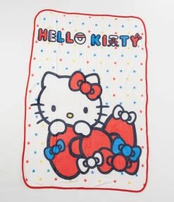 Bioworld Hello Kitty Bows Fleece Blanket Accessories