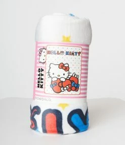 Bioworld Hello Kitty Bows Fleece Blanket Accessories