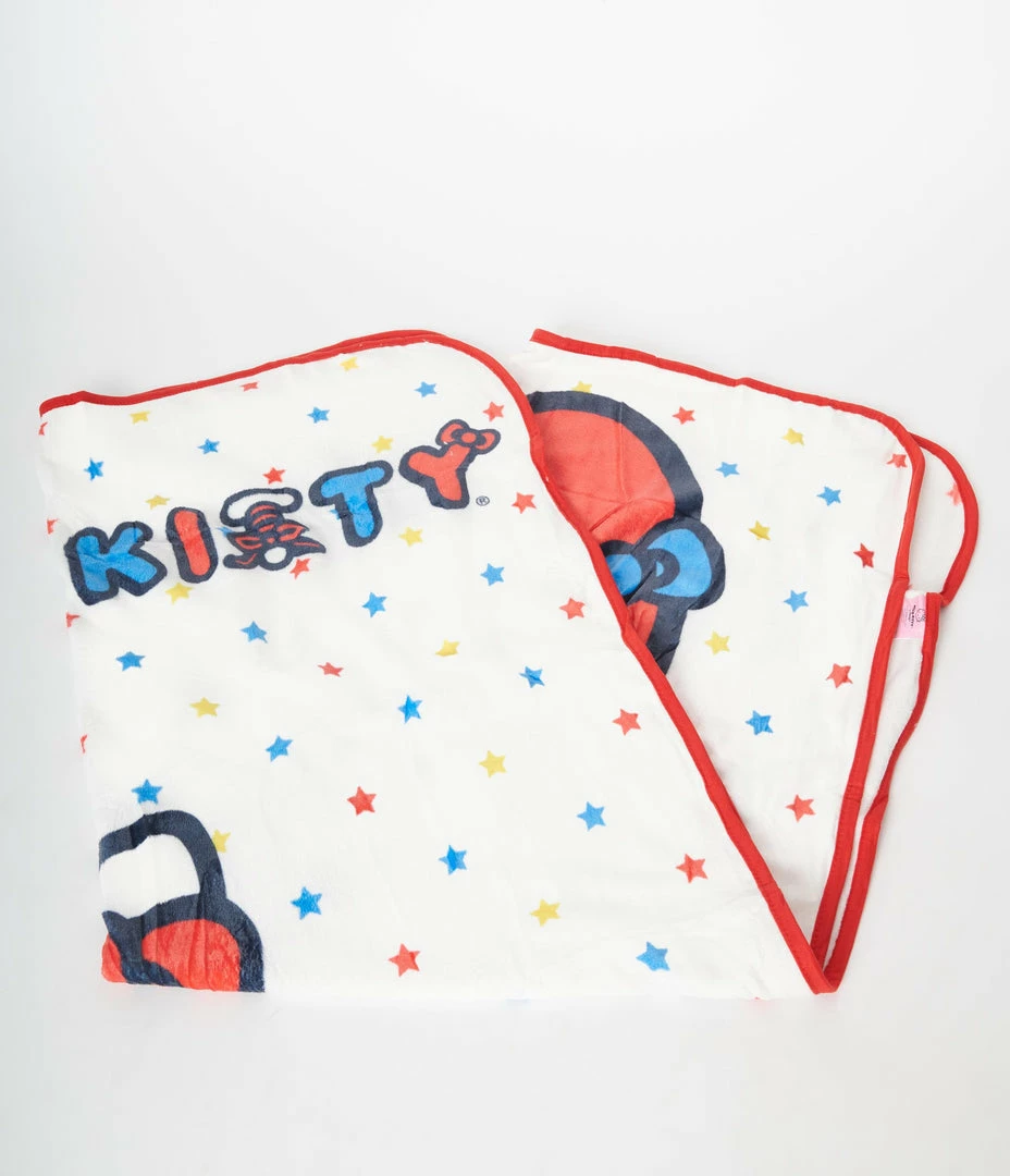 Bioworld Hello Kitty Bows Fleece Blanket Accessories