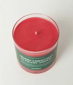 Candier New Arrivals! Merry Christmas Ya Filthy Animal Candle