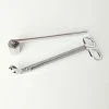 Candier New Arrivals! Silver Candle Wick Trimmer & Snuffer Set