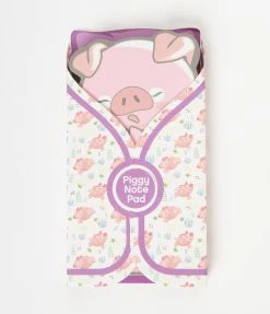 Faire (Streamline) Accessories Purple Pig In A Blanket Notepad