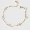 Joia White Butterfly Chain Bracelet