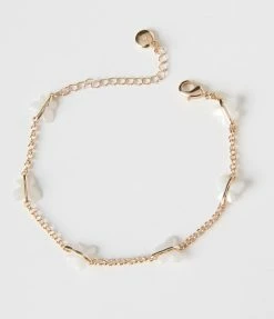 Joia White Butterfly Chain Bracelet