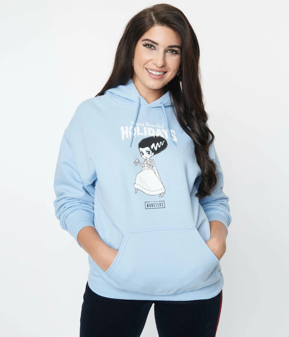 Universal Monsters X Unique Vintage The Bride Haunted Holidays Sweatshirt