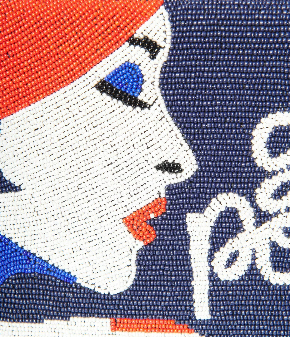 Ricki Designs Girl Power Beaded Clutch