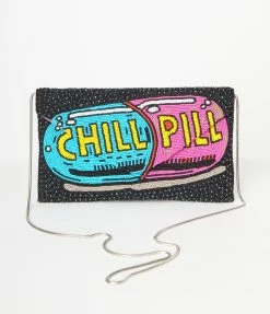 Ricki Designs Accessories Chill Pill Beaded Clutch