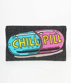 Ricki Designs Accessories Chill Pill Beaded Clutch