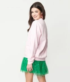 Looney Tunes X Unique Vintage Tweety Naughty Or Nice Sweatshirt Clothing