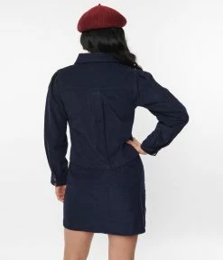 SHEEN Clothing Ltd Navy Moxy Skirt