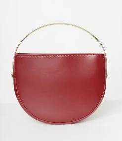 Joia Wine Leatherette Handbag Accessories