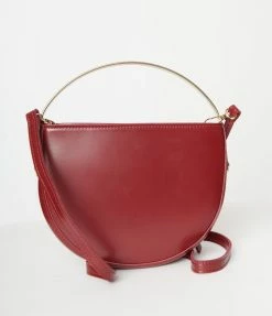 Joia Wine Leatherette Handbag Accessories