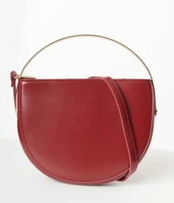 Joia Wine Leatherette Handbag Accessories