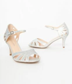 Fortune Dynamic Silver Rhinestone Heels