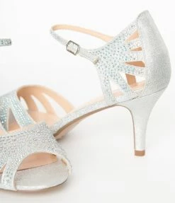 Fortune Dynamic Silver Rhinestone Heels