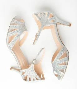 Fortune Dynamic Silver Rhinestone Heels