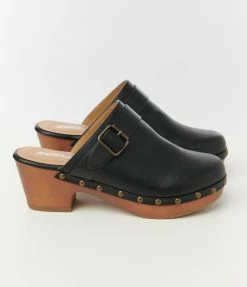 Fortune Dynamic Black Clog Heels