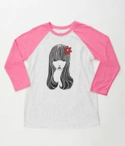 New Arrivals! Emily The Strange X Unique Vintage Pink Baseball Graphic Tee