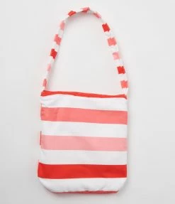Joia Think Pink Striped 2 In 1 Towel Tote Bag