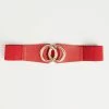 Joia Red Gold Infinity Buckle Cinch Belt Accessories