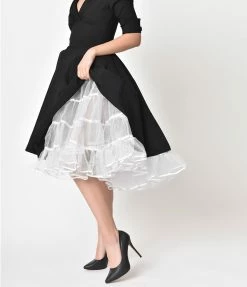 Unique Vintage Unique Vintage Brand 1950s Style White Petticoat Crinoline