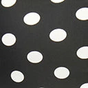 Unique Vintage Black & White Dotted Button High Waist Louise Swim Bottoms Swimwear