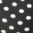 Swimwear Unique Vintage Plus Size Black & White Polka Dot Marlene Crop Swim Top