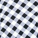 Swimwear Unique Vintage Plus Size Black & White Gingham Bow Rialto Bikini Top