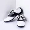 Pleaser Black & White Classic Lace Up Saddle Shoes